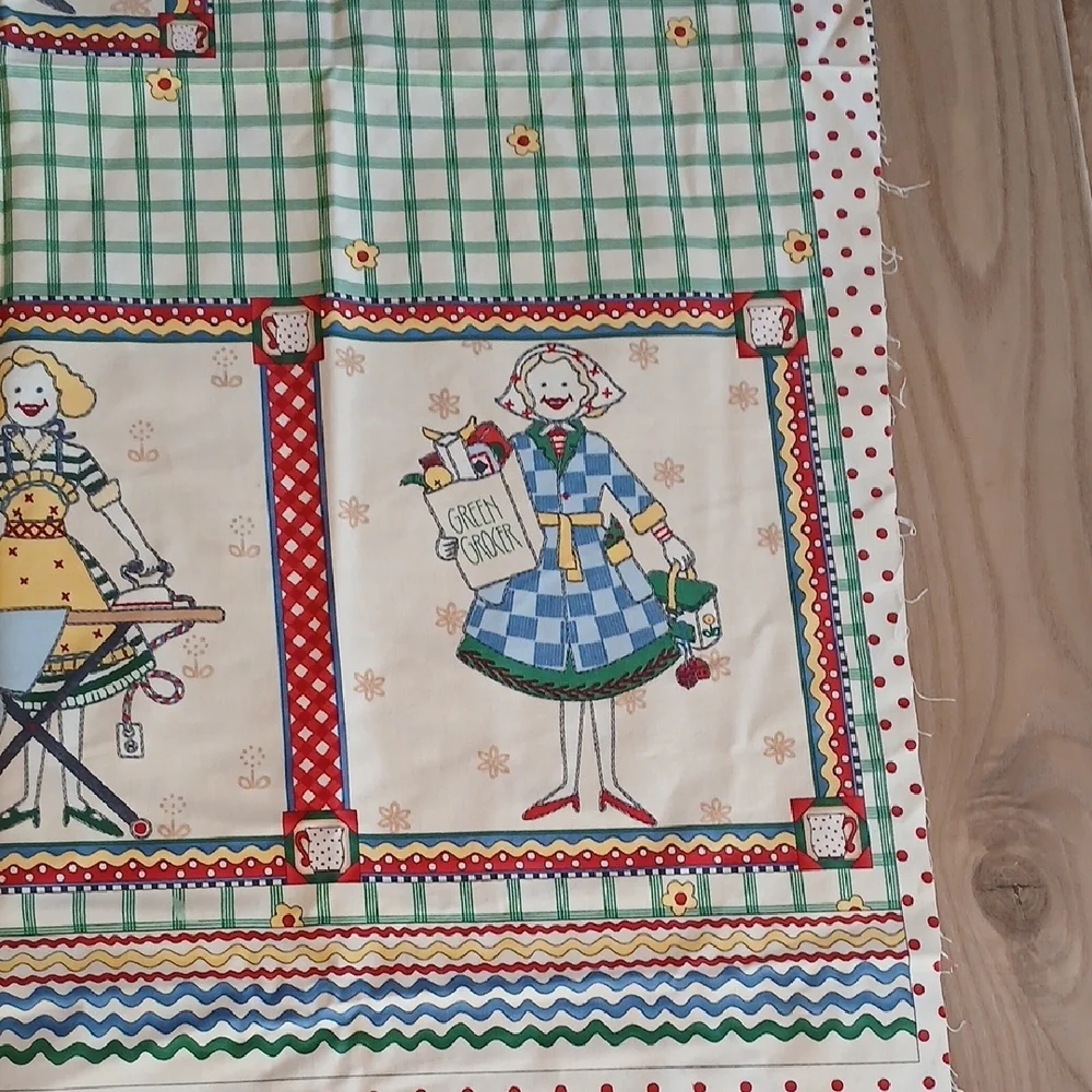 Debbie Mumm Fabric Apron/Oven Mitt/Pot Holder DIY 28